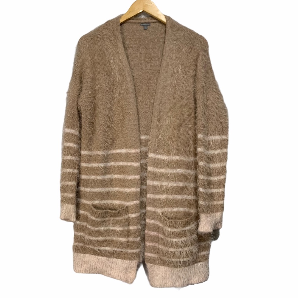 Charlotte Russe Eyelash Knit Open Front Cardigan